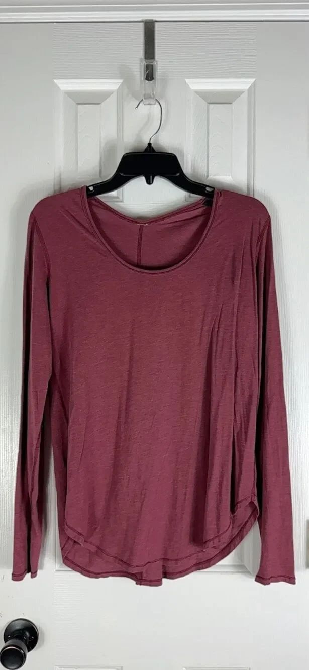 Lululemon Womens Maroon Pullover Size 10